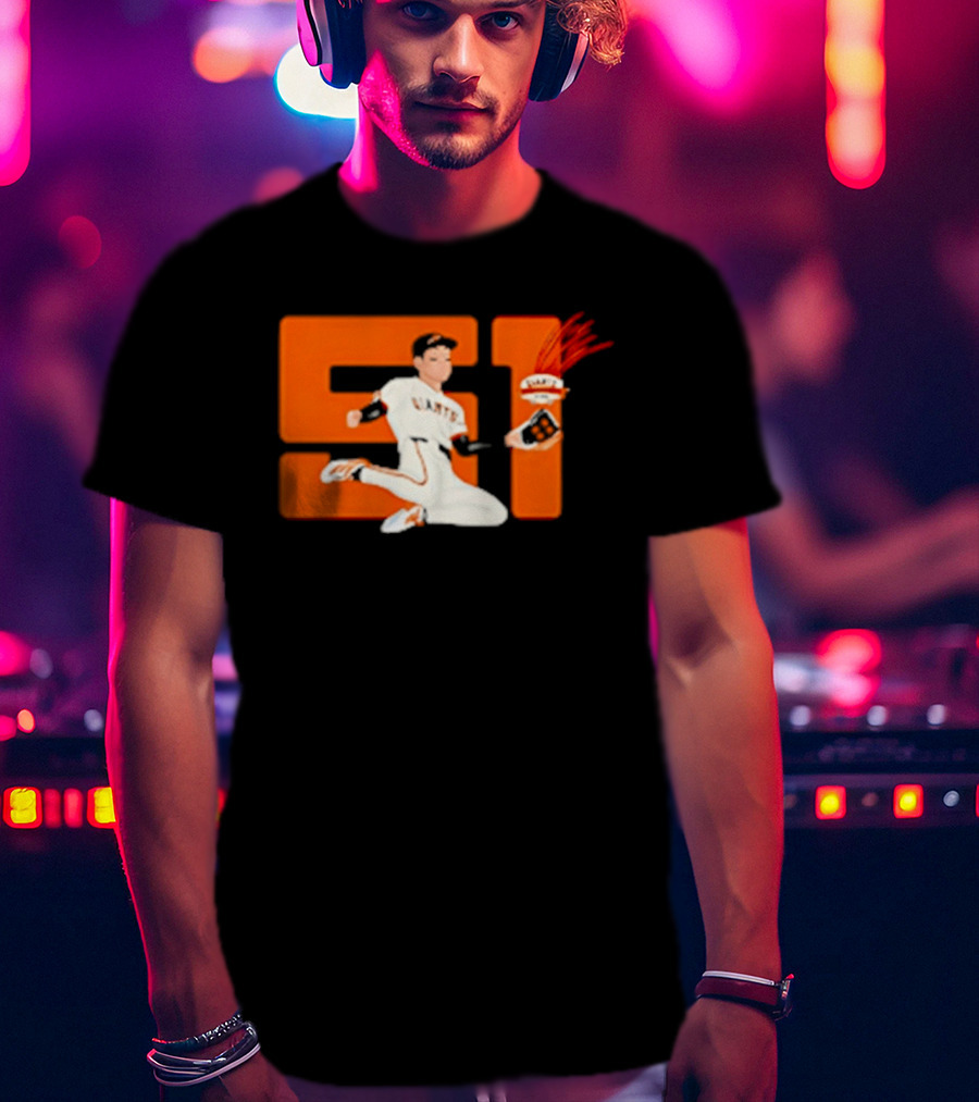 San Francisco Giants Jung Hoo Lee No 51 Baseball Player Comic T-Shirt