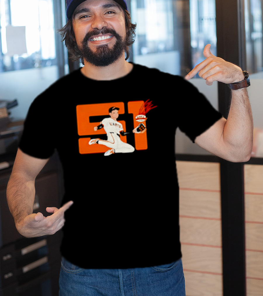 San Francisco Giants Jung Hoo Lee No 51 Baseball Player Comic T-Shirt