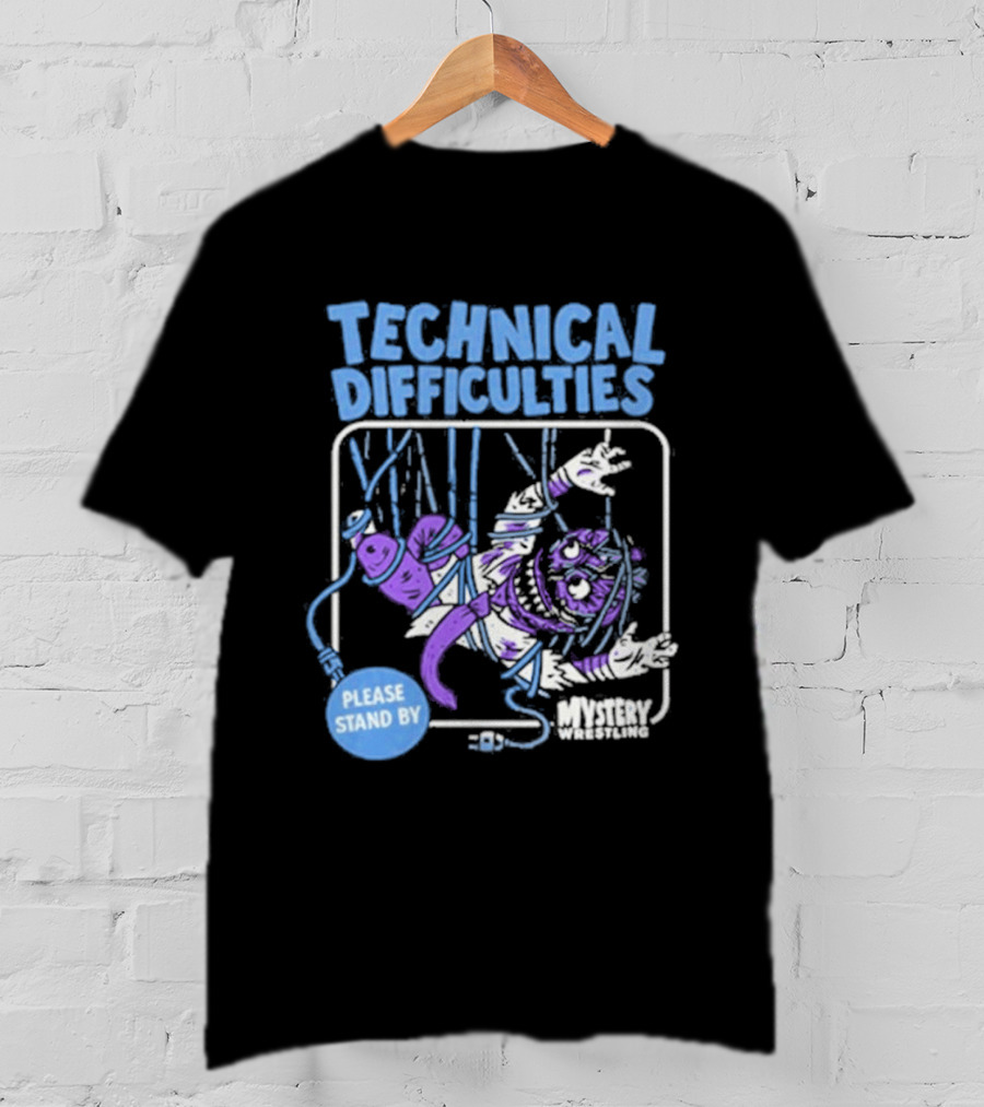 Technical Difficulties Please Stand By Monster Mashup T-Shirt