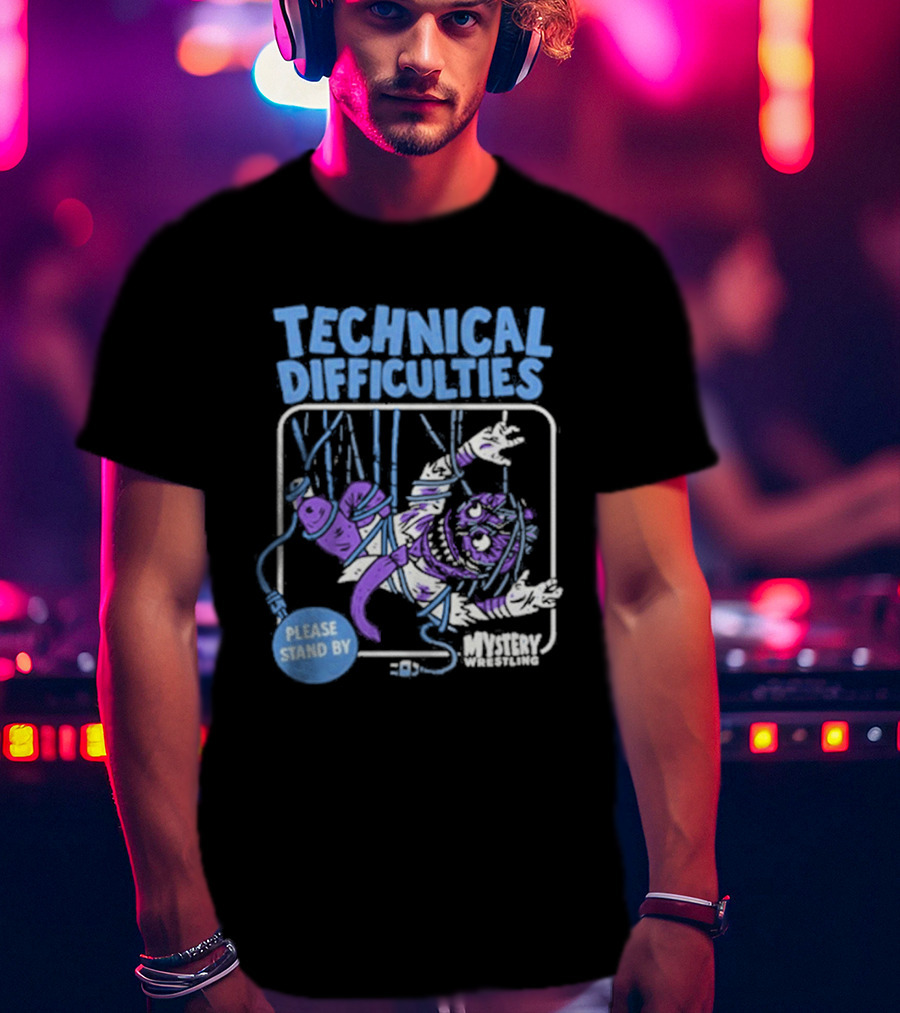 Technical Difficulties Please Stand By Monster Mashup T-Shirt