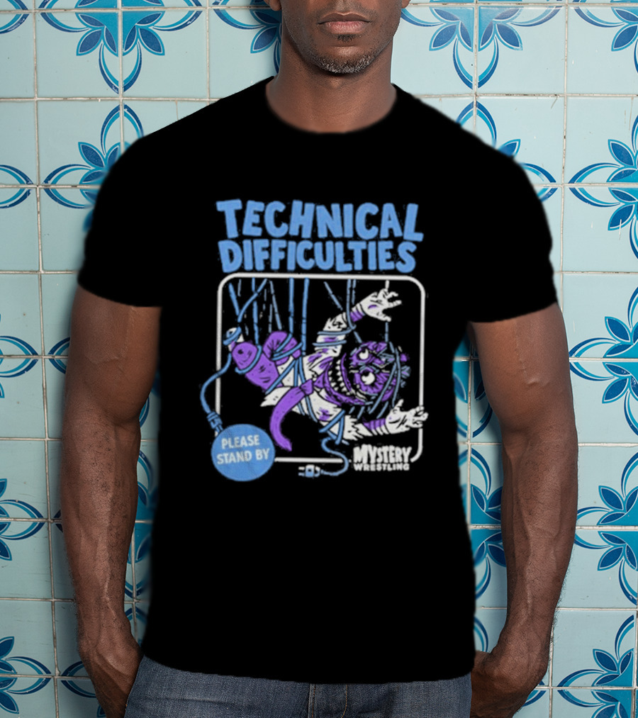 Technical Difficulties Please Stand By Monster Mashup T-Shirt