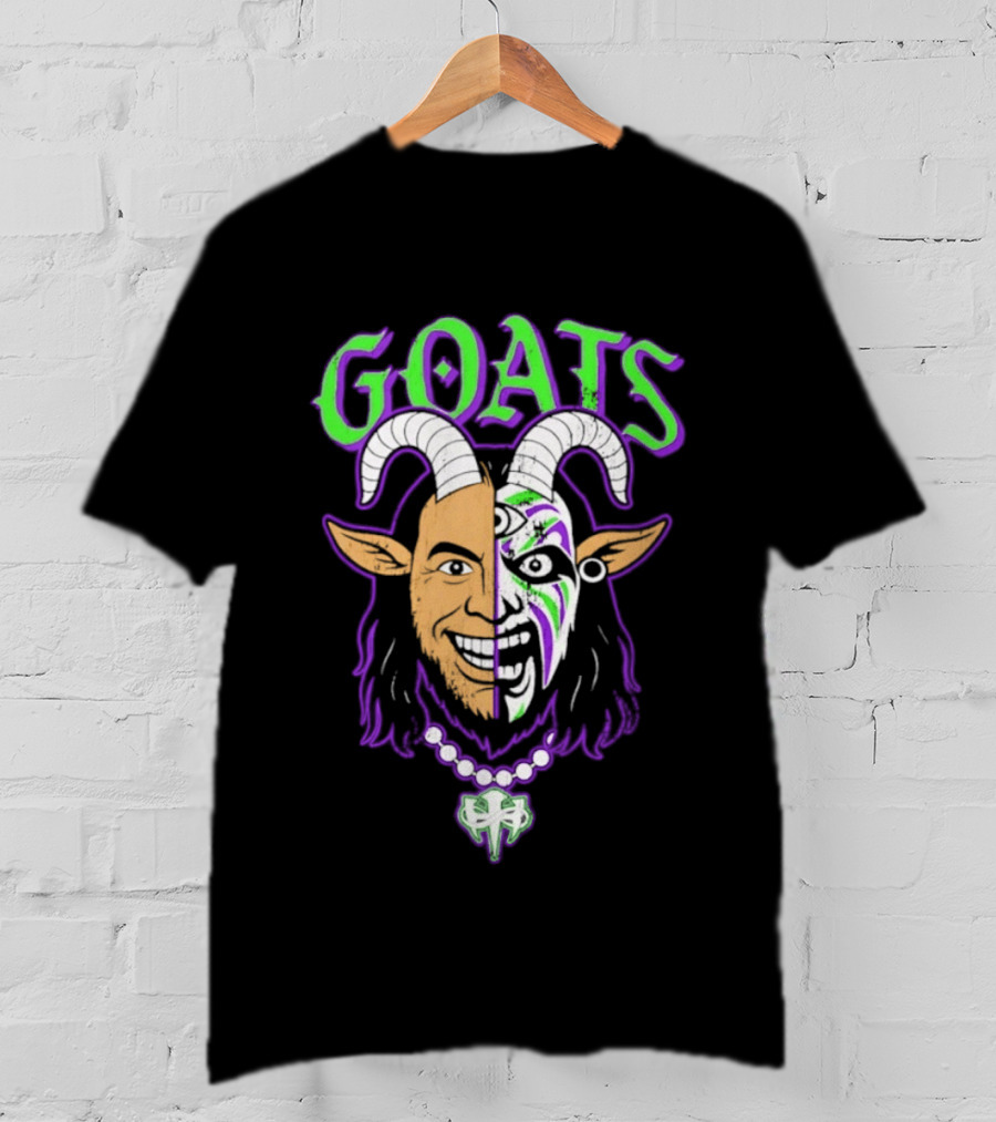 The Hardys GOATS Half Face Fusion T-Shirt