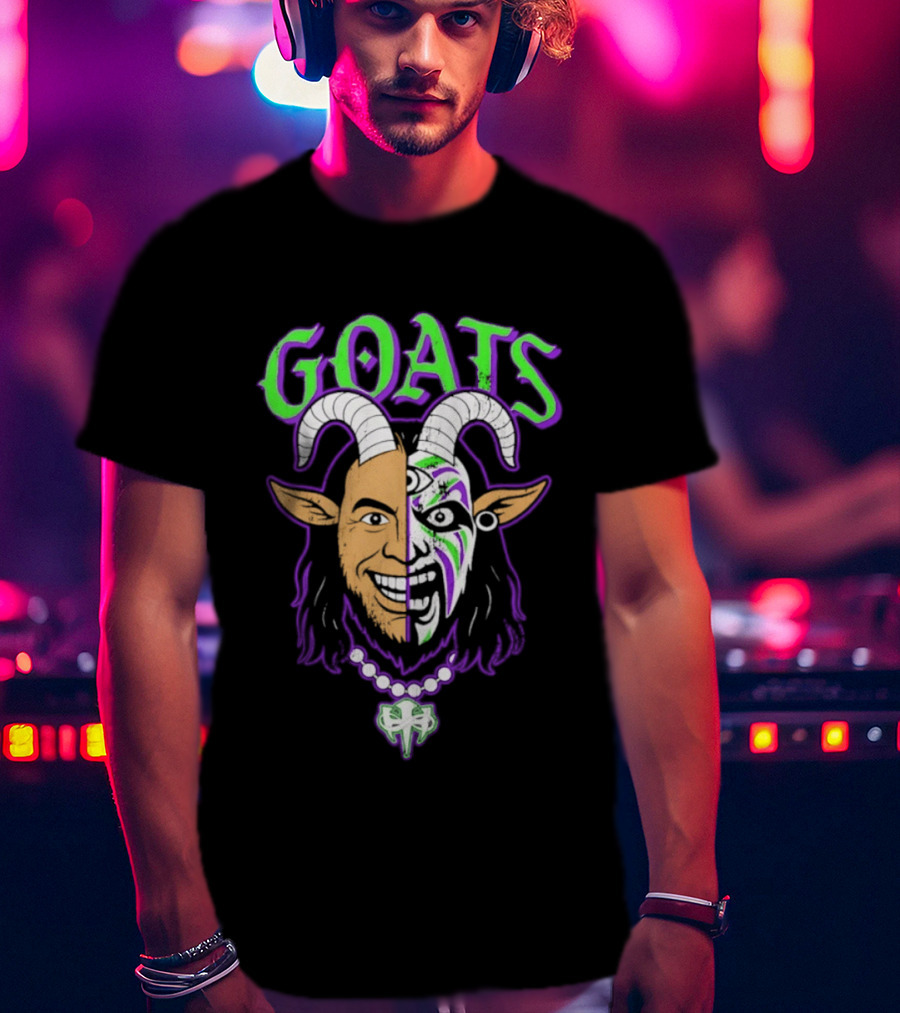 The Hardys GOATS Half Face Fusion T-Shirt