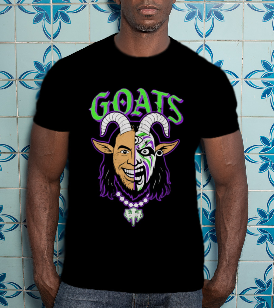 The Hardys GOATS Half Face Fusion T-Shirt