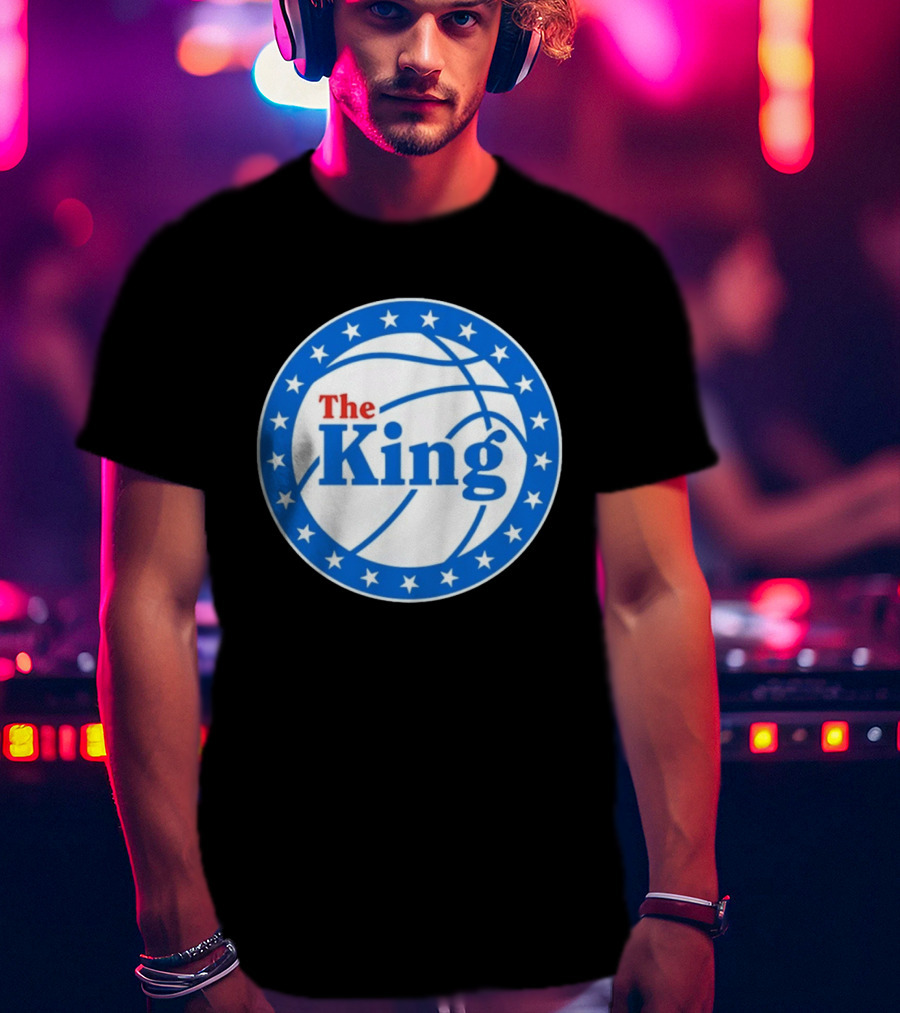 The King Philly Basketball Circle Stars T-Shirt