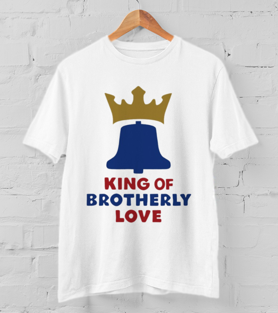 Philadelphia 76ers King Of Brotherly Love LeBron James T-Shirt