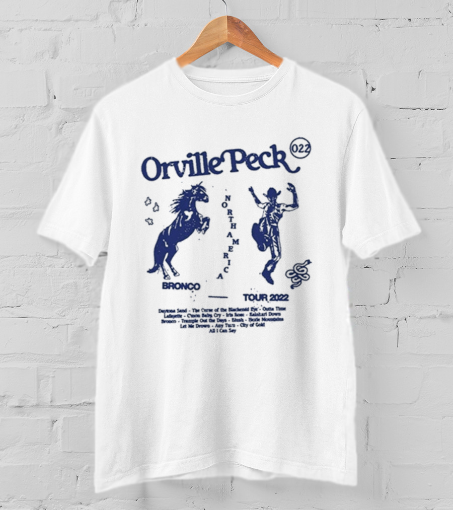 Orville Peck The Ringer Tour Bronco Cowboy 2022 Western Dance Iconic Concert Dates T-Shirt