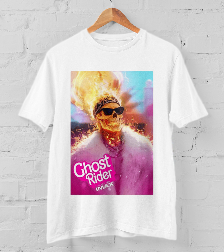 Ryan Gosling Barbie Ghost Rider Filmed For IMAX T-Shirt