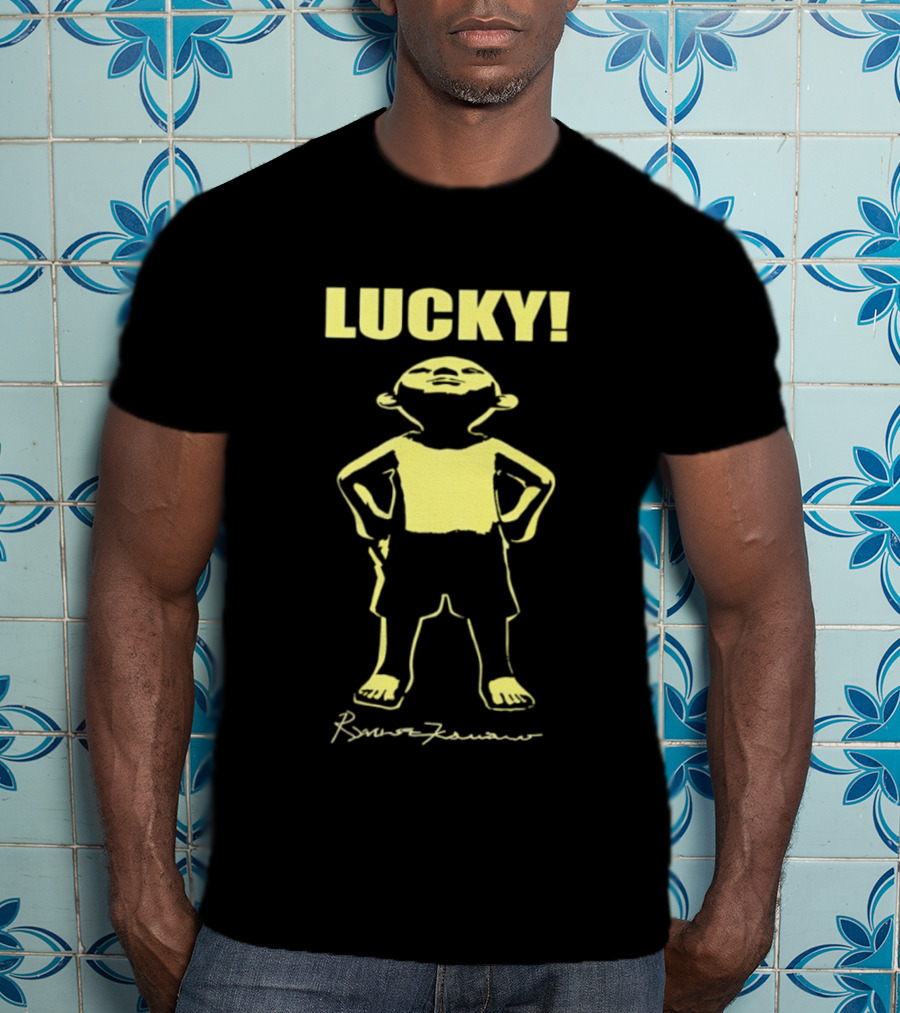 Lucky Jordan Peele Silhouette By Ronald Brantley T-Shirt