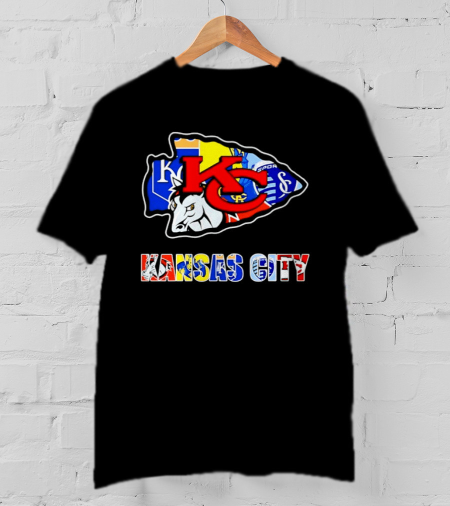 Kansas City KC Arrowhead Royals Chiefs Sporting Missouri T-Shirt