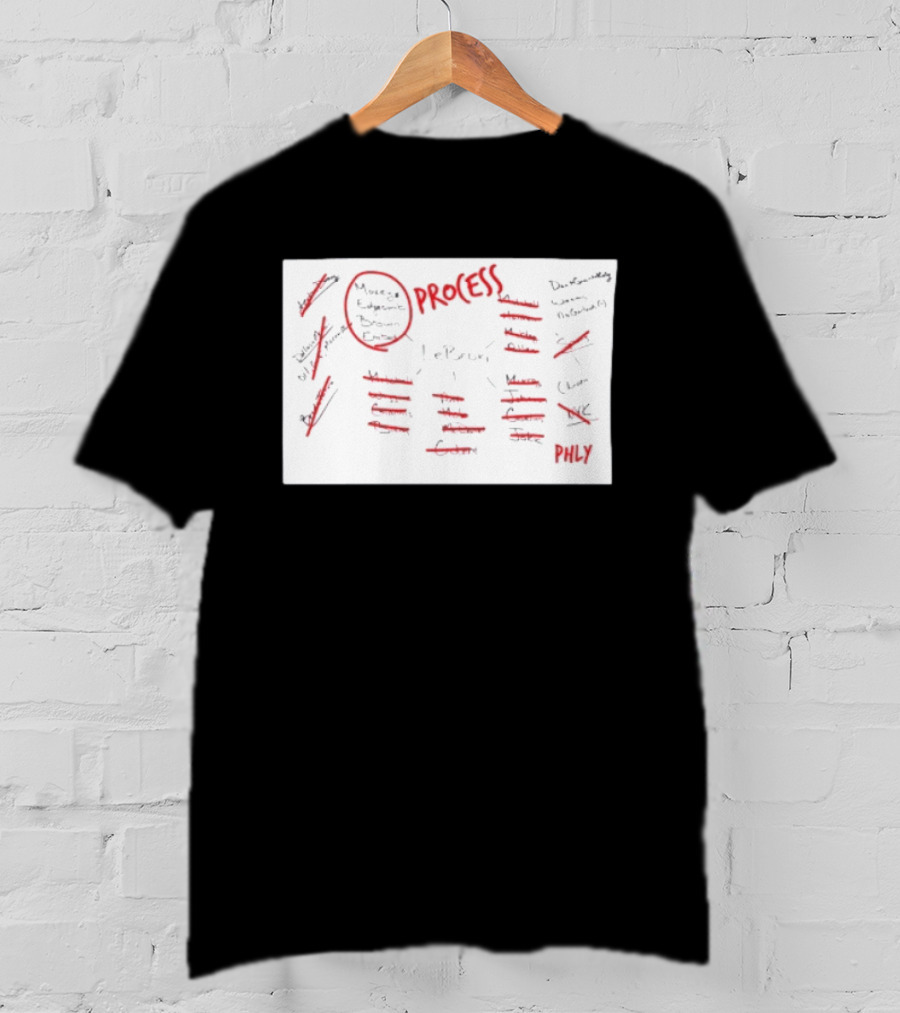 LeBron Process NBA Player List Philadelphia Basketball T-Shirt
