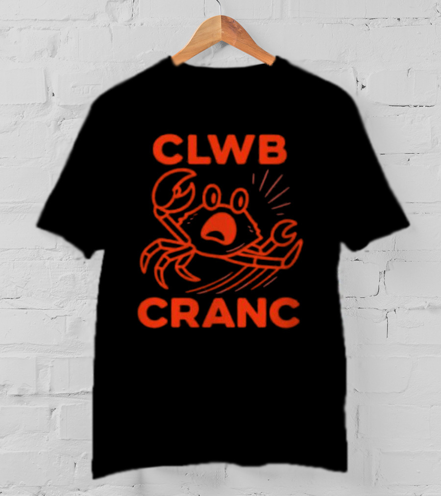 Welsh Edition Crab Club Clwb Cranc Crop T-Shirt