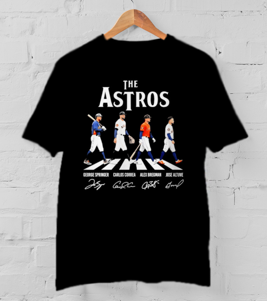 The Astros George Springer Carlos Correa Alex Bregman Jose Altuve Houston Astros T-Shirt