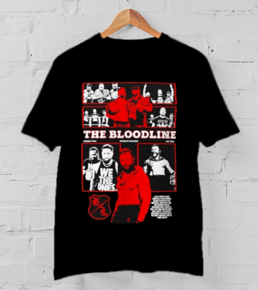 The Bloodline WWE Roman Reigns Jimmy Uso Jey Uso We The Ones Collage 8 1 T-Shirt