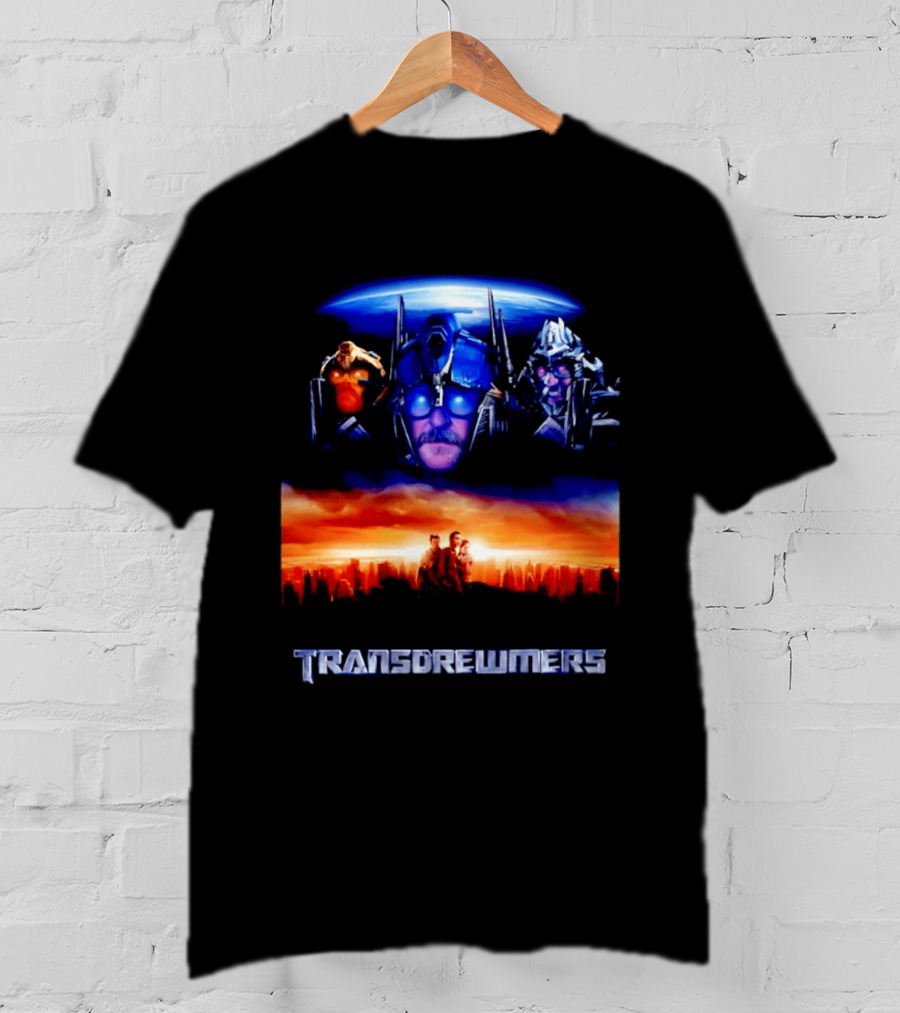 Transdrewmers Sci Fi Inspired Characters And Cityscape Compilation T-Shirt