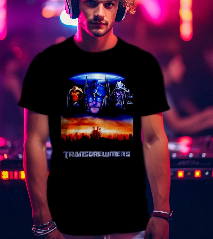 Transdrewmers Sci Fi Inspired Characters And Cityscape Compilation T-Shirt