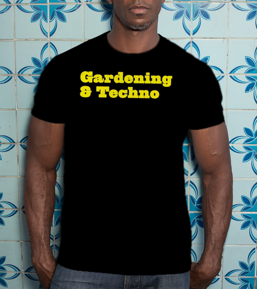 Gardening And Techno Bold Yellow T-Shirt