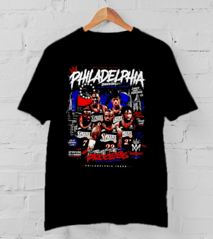 Philadelphia 76ers Trust The Process Basketball Champions 2026 T-Shirt