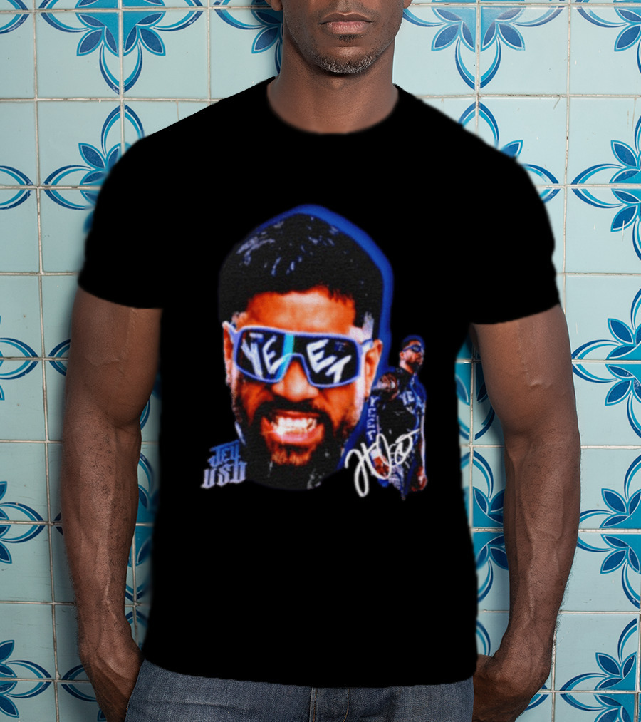 Jey Uso Yeet WWE Wrestling Bloodline Autograph Sunglasses T-Shirt