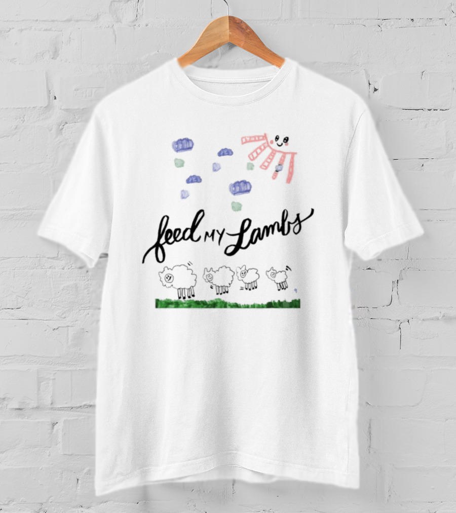 2819 Store Feed My Lambs Sheep Clouds Sun T-Shirt