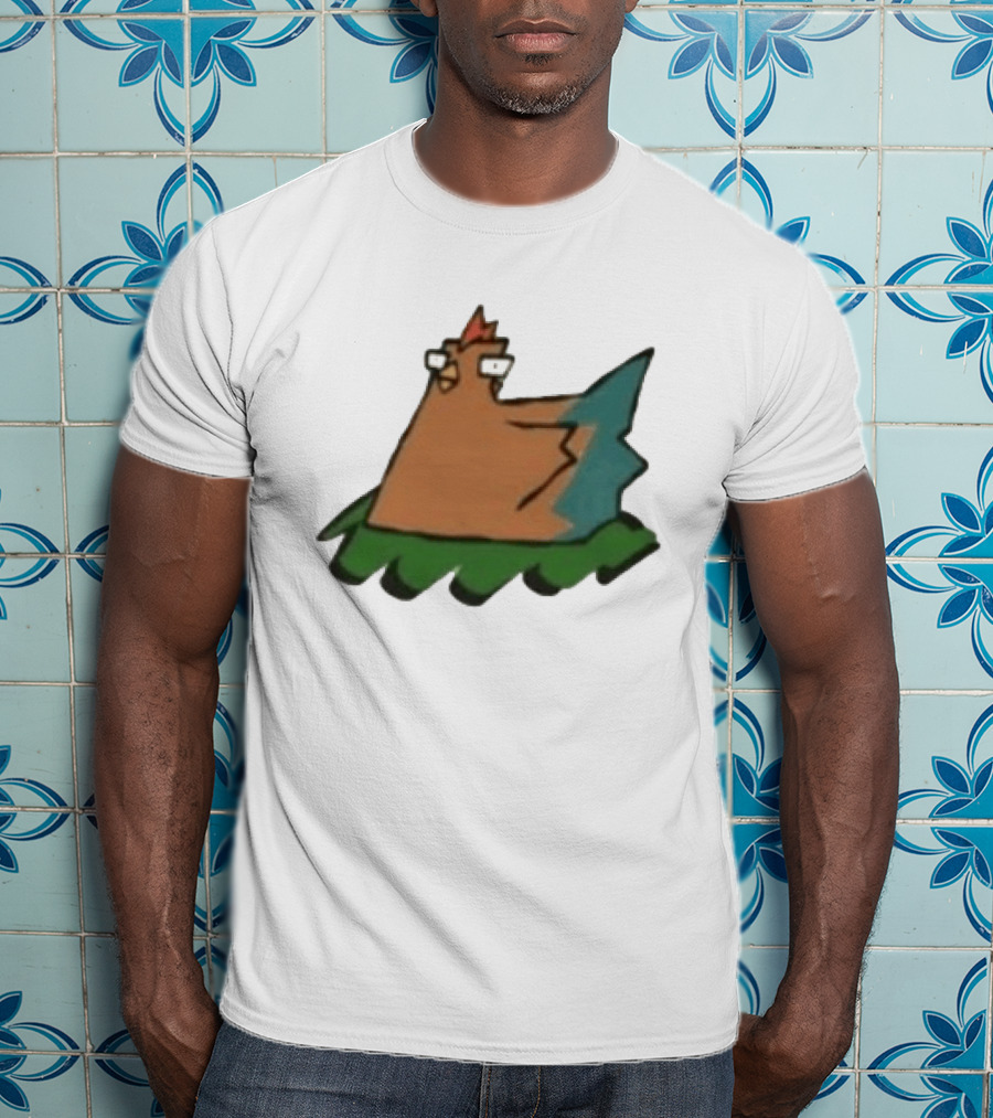 Cartoon Chicken In Nest Bird T-Shirt