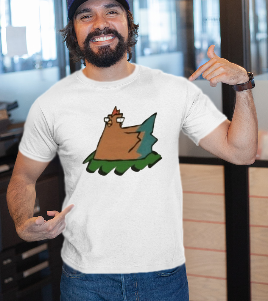 Cartoon Chicken In Nest Bird T-Shirt