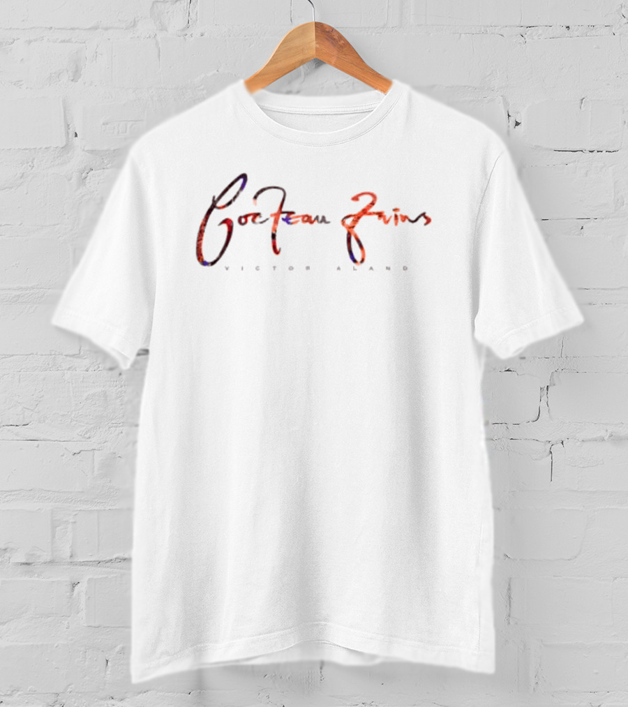 Cocteau Twins Victorialand Textual Design In Vibrant Multicolor T-Shirt