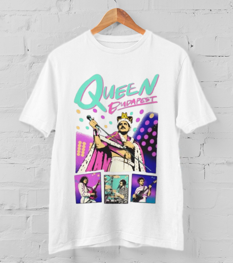 Queen Budapest Anniversary Vest 40th Pop Concert T-Shirt