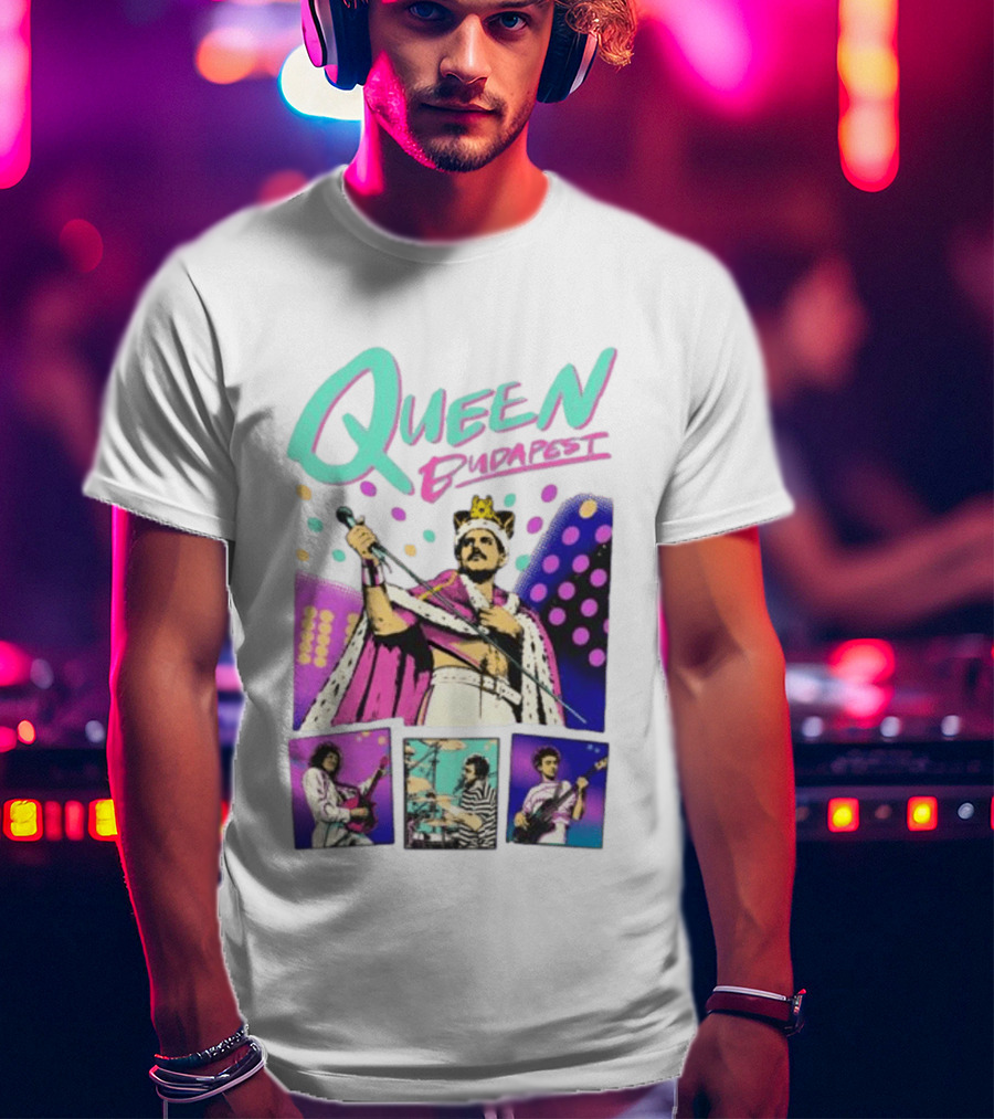 Queen Budapest Anniversary Vest 40th Pop Concert T-Shirt