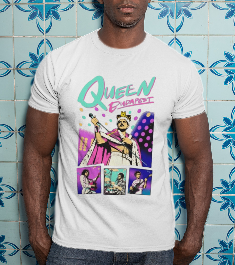Queen Budapest Anniversary Vest 40th Pop Concert T-Shirt