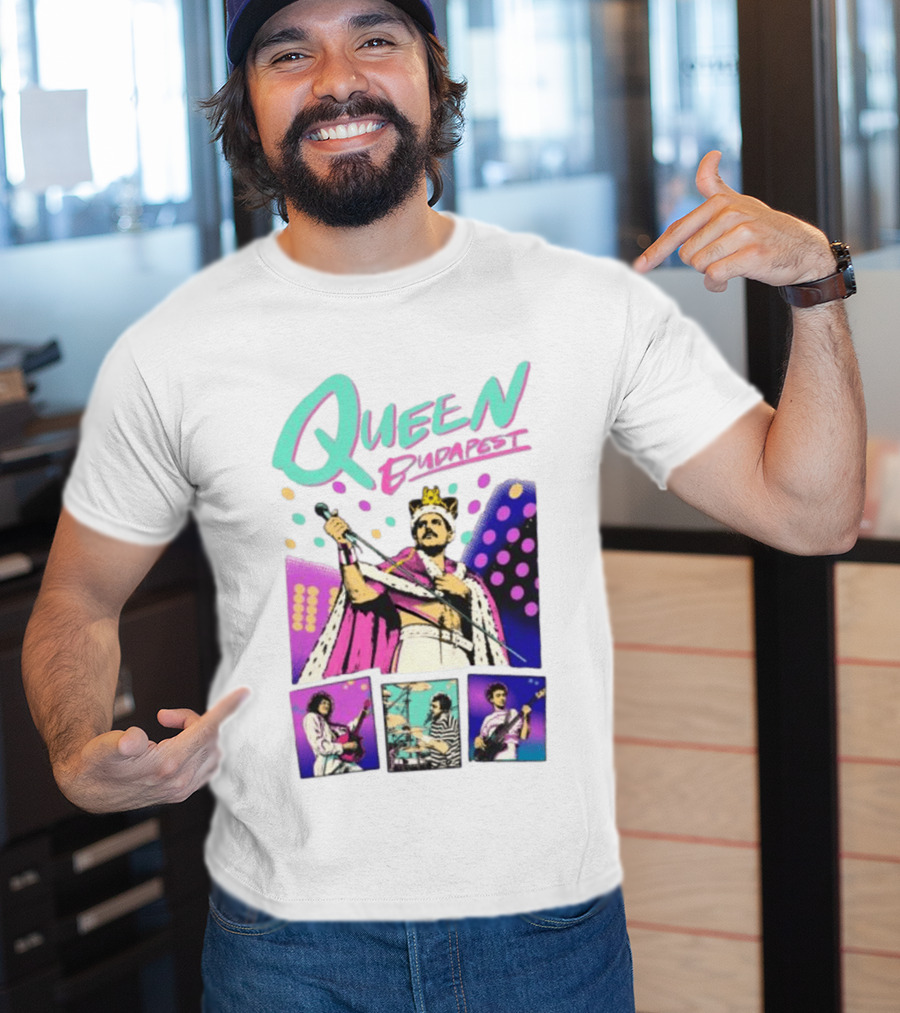 Queen Budapest Anniversary Vest 40th Pop Concert T-Shirt