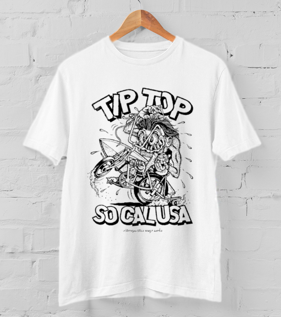 Tip Top So Cal USA Surfing And Skating California T-Shirt