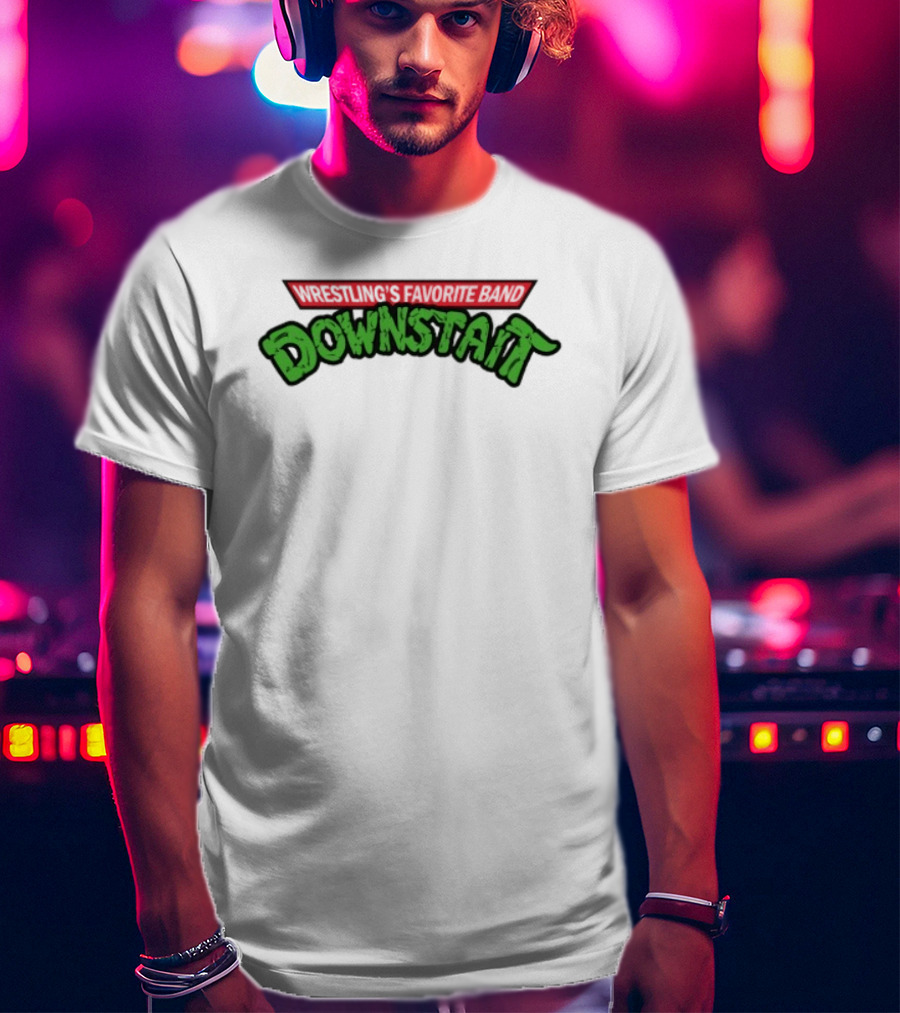 Wrestling's Favorite Band Downstait Wrestling Music T-Shirt