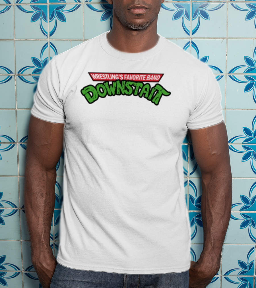 Wrestling's Favorite Band Downstait Wrestling Music T-Shirt