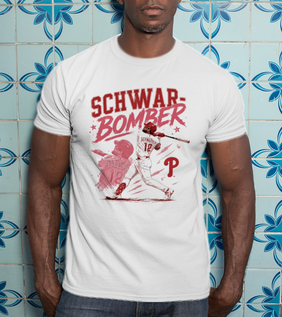 Schwar Bomber Kyle Schwarber Philadelphia Phillies Baseball T-Shirt