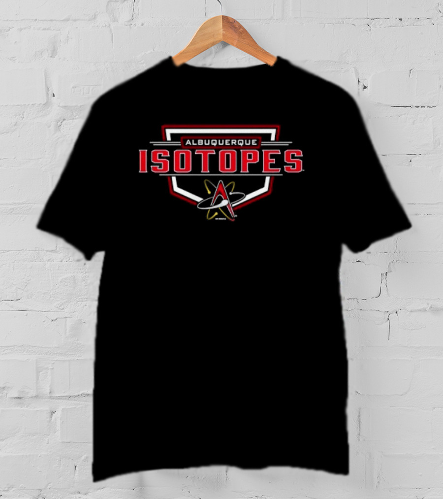 Albuquerque Isotopes Minor League Baseball Team Logo Atomic T-Shirt