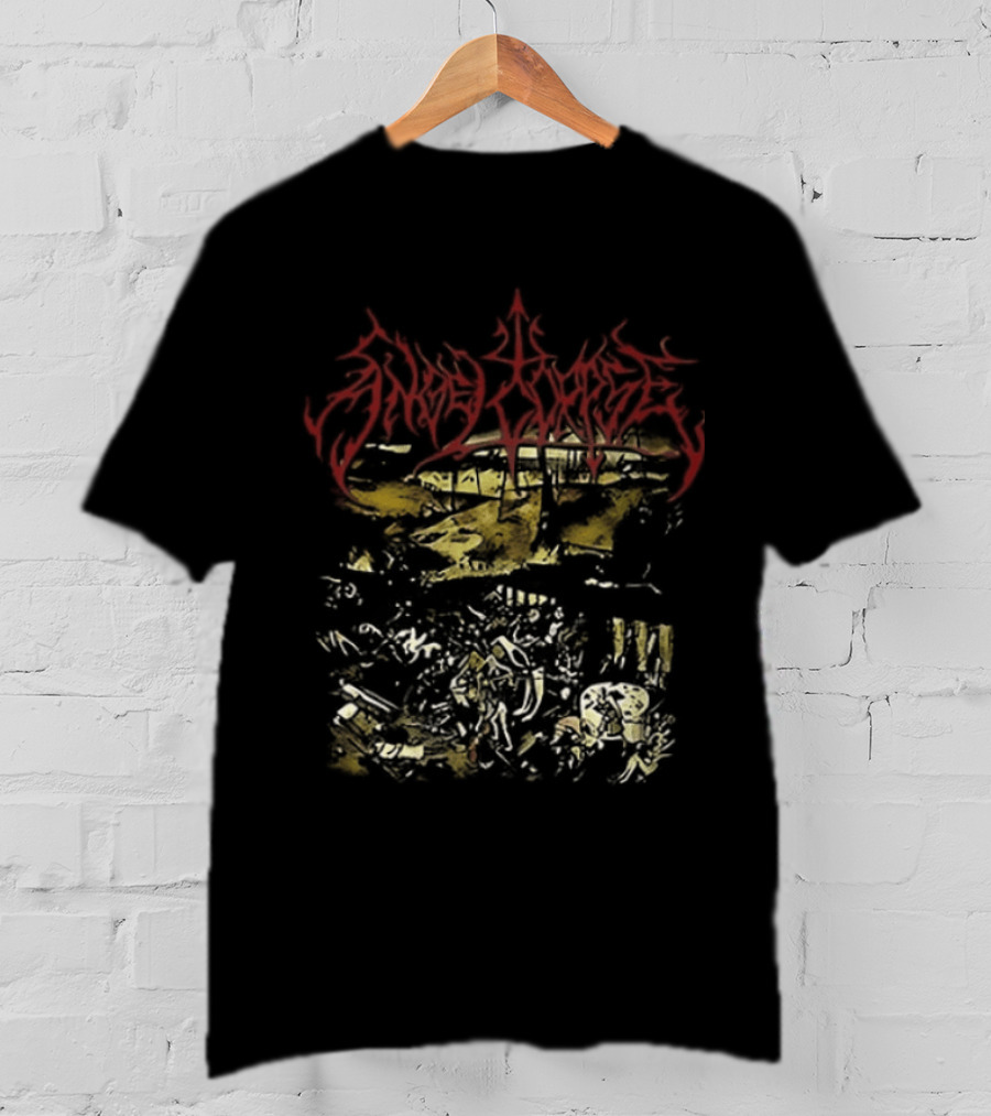Angelcorpse Vomit War Crush The Sacred Heart Unholy Raven Dying Dove Of Peace Two Sided T-Shirt