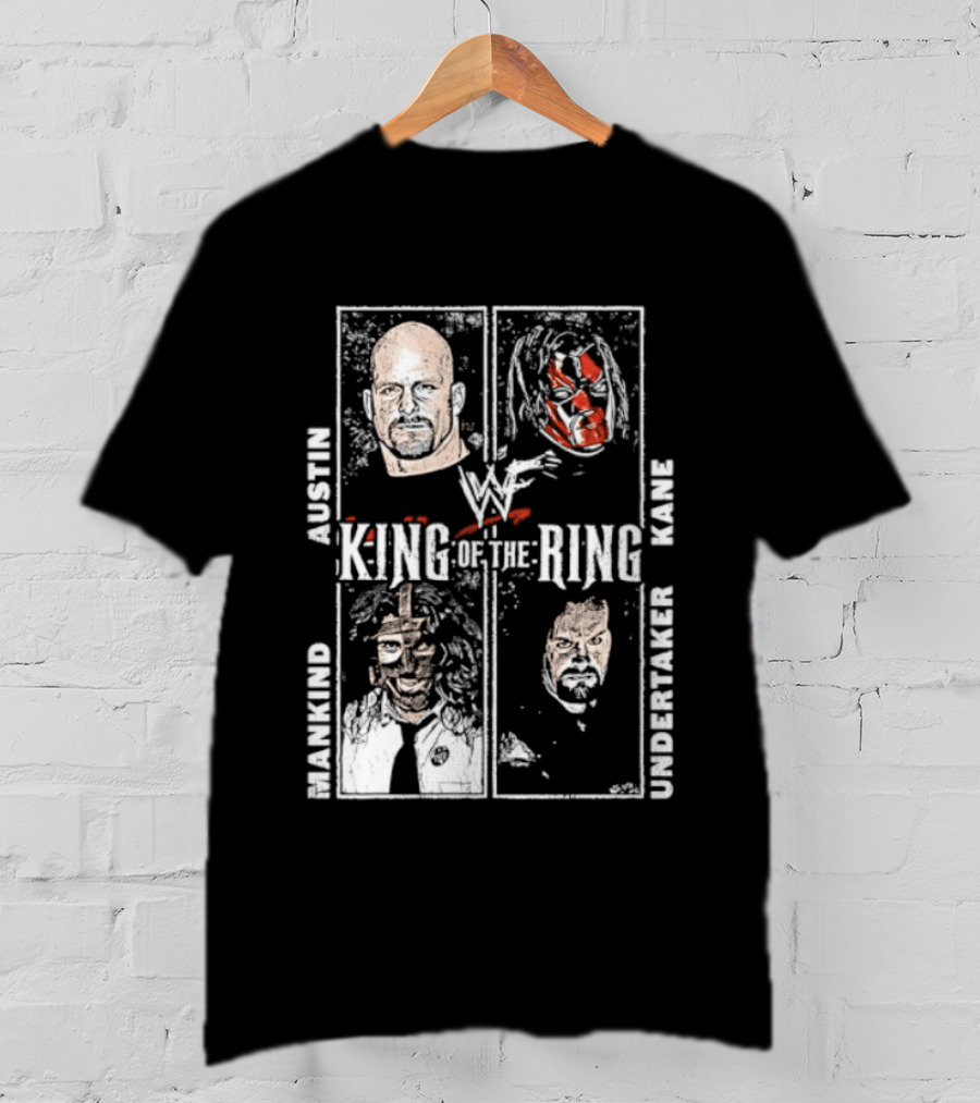 WWF King Of The Ring Austin Kane Mankind Undertaker T-Shirt