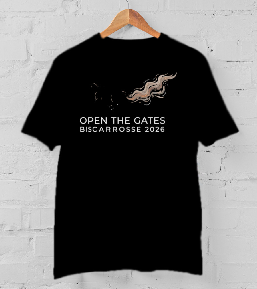 Open The Gates Biscarrosse Horse Rescue 2026 Wildfire Survivor T-Shirt