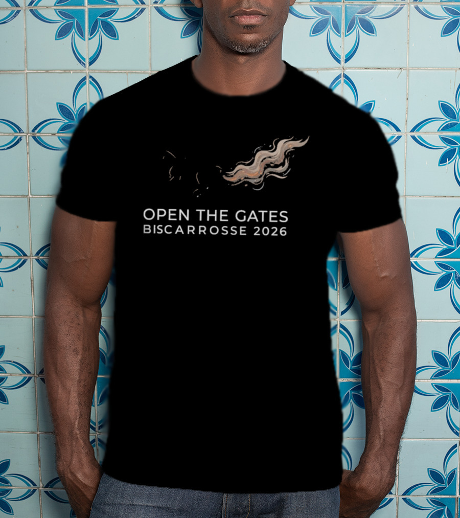 Open The Gates Biscarrosse Horse Rescue 2026 Wildfire Survivor T-Shirt