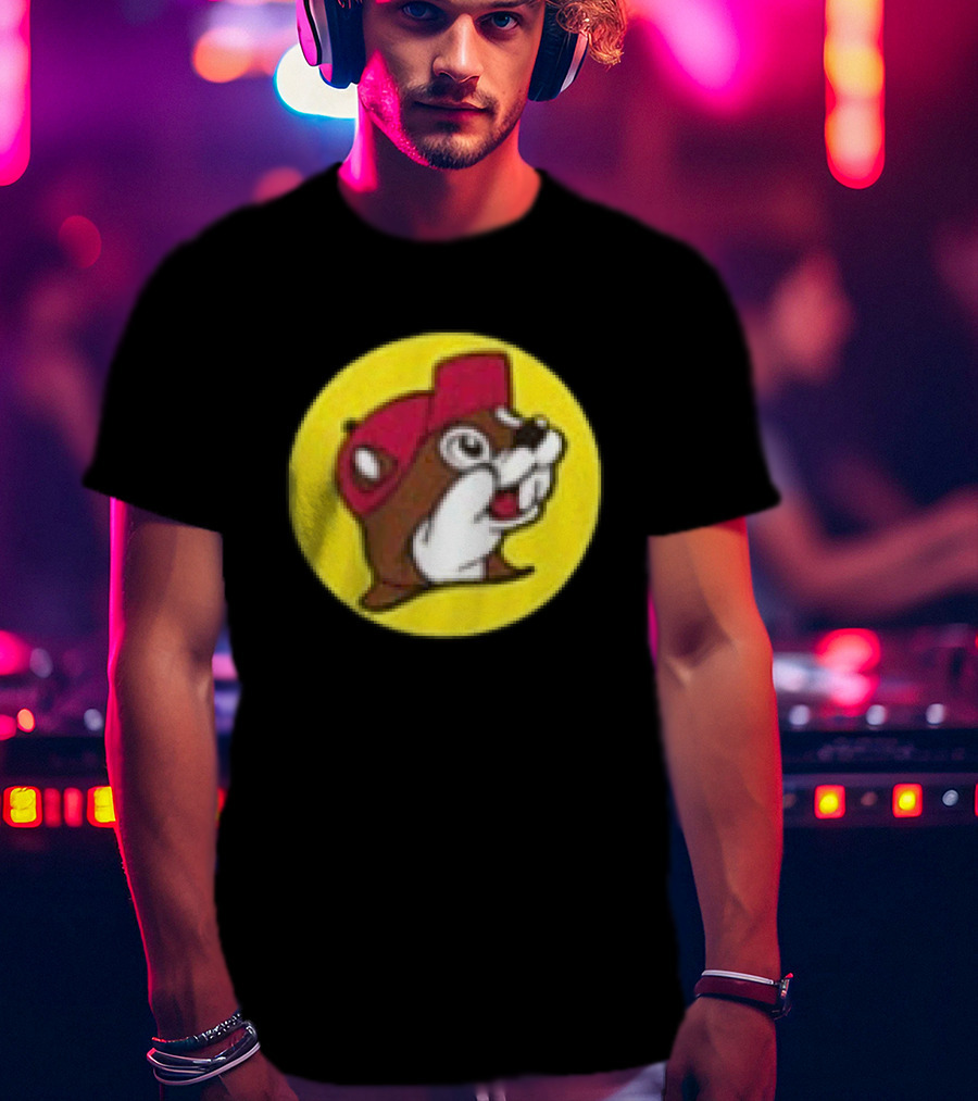 Buc Ee's Fresh Brisket On The Board Two Sided Beavers Texas BBQ T-Shirt