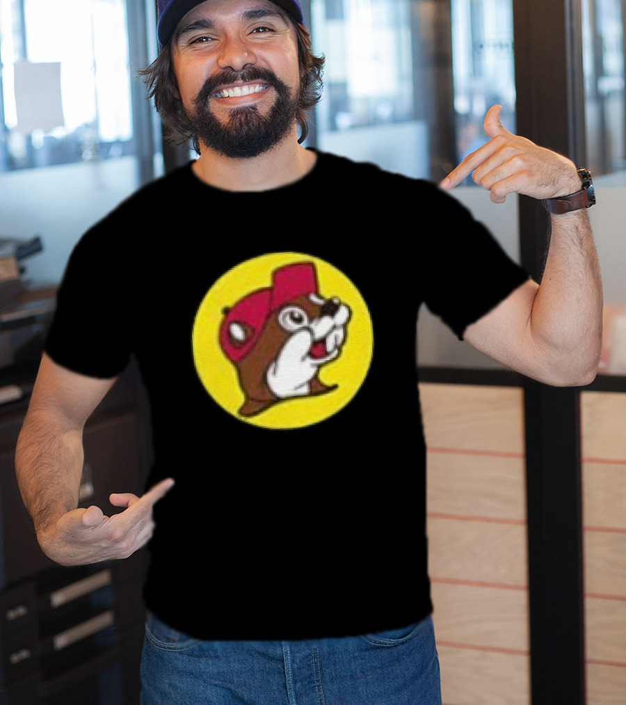 Buc Ee's Fresh Brisket On The Board Two Sided Beavers Texas BBQ T-Shirt