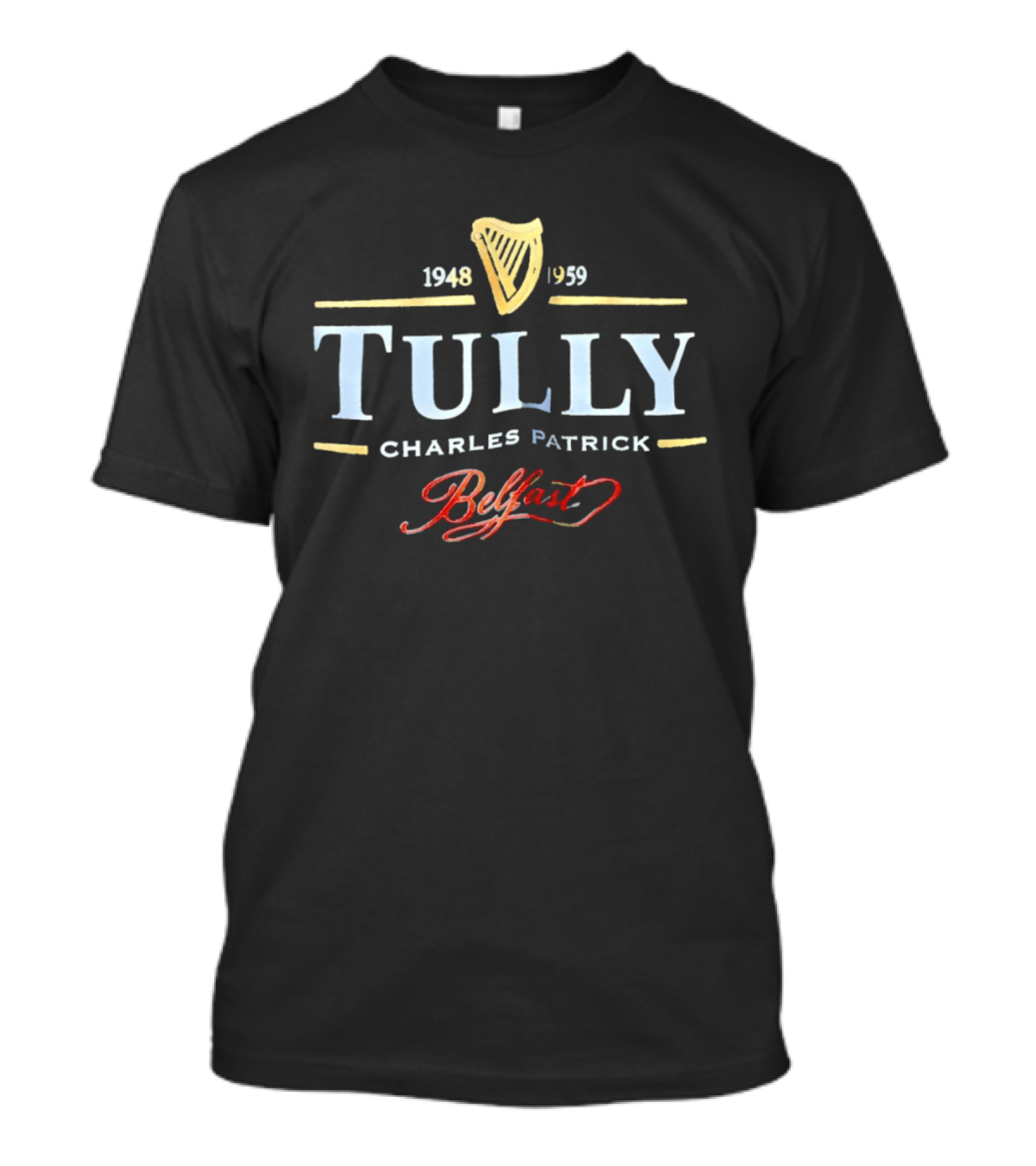 Tully Charles Patrick Belfast 1948 1959 Harp T-Shirt