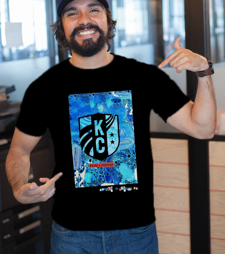 Kansas City Current KC Peace And Freedom River Makenzi 2026 T-Shirt
