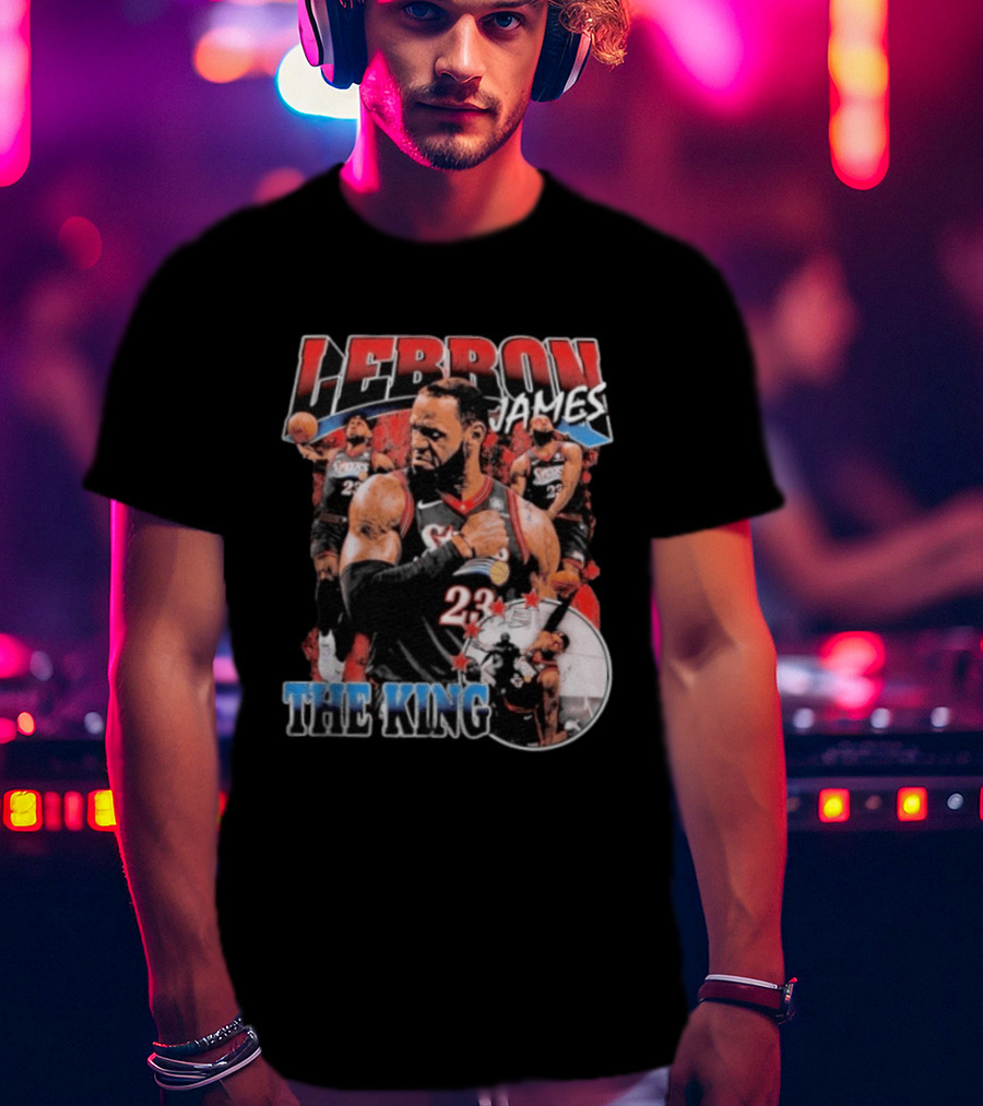 LeBron James The King Sixers 23 Basketball Champion T-Shirt