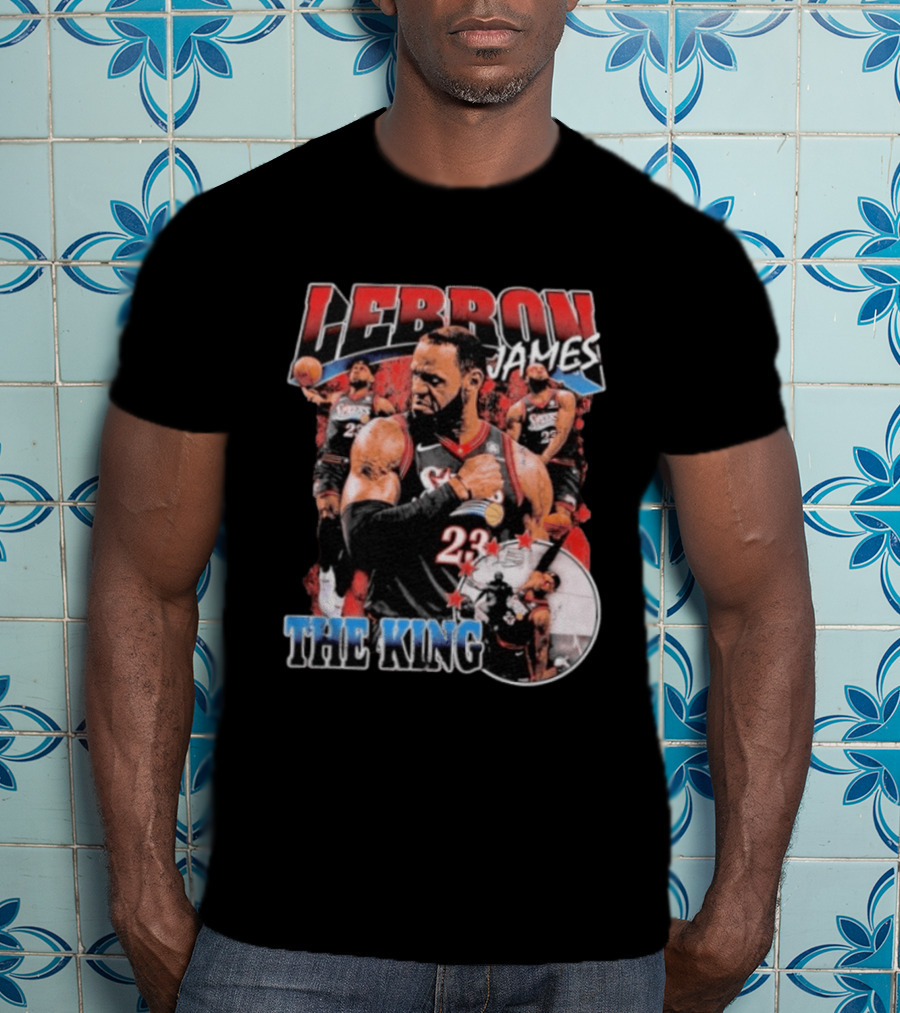 LeBron James The King Sixers 23 Basketball Champion T-Shirt