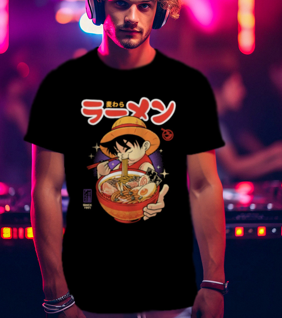 Luffy Ramen Iwara One Piece Since 1997 T-Shirt