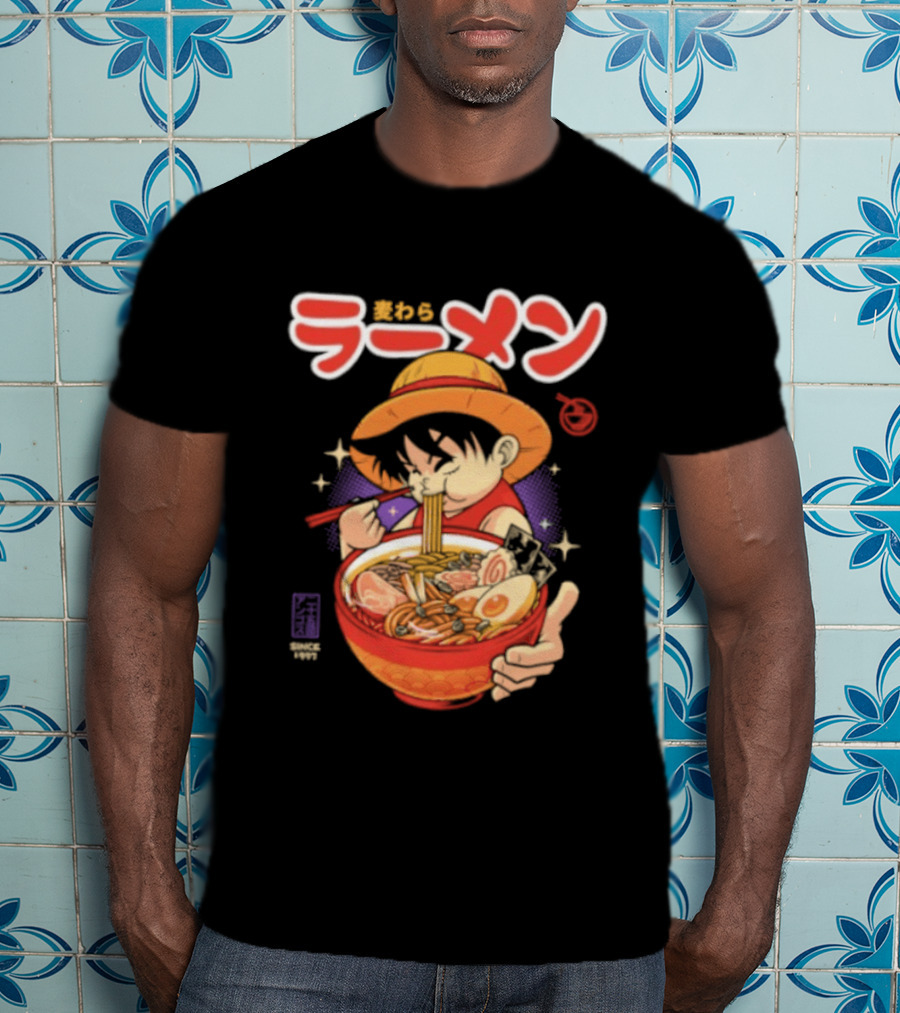 Luffy Ramen Iwara One Piece Since 1997 T-Shirt