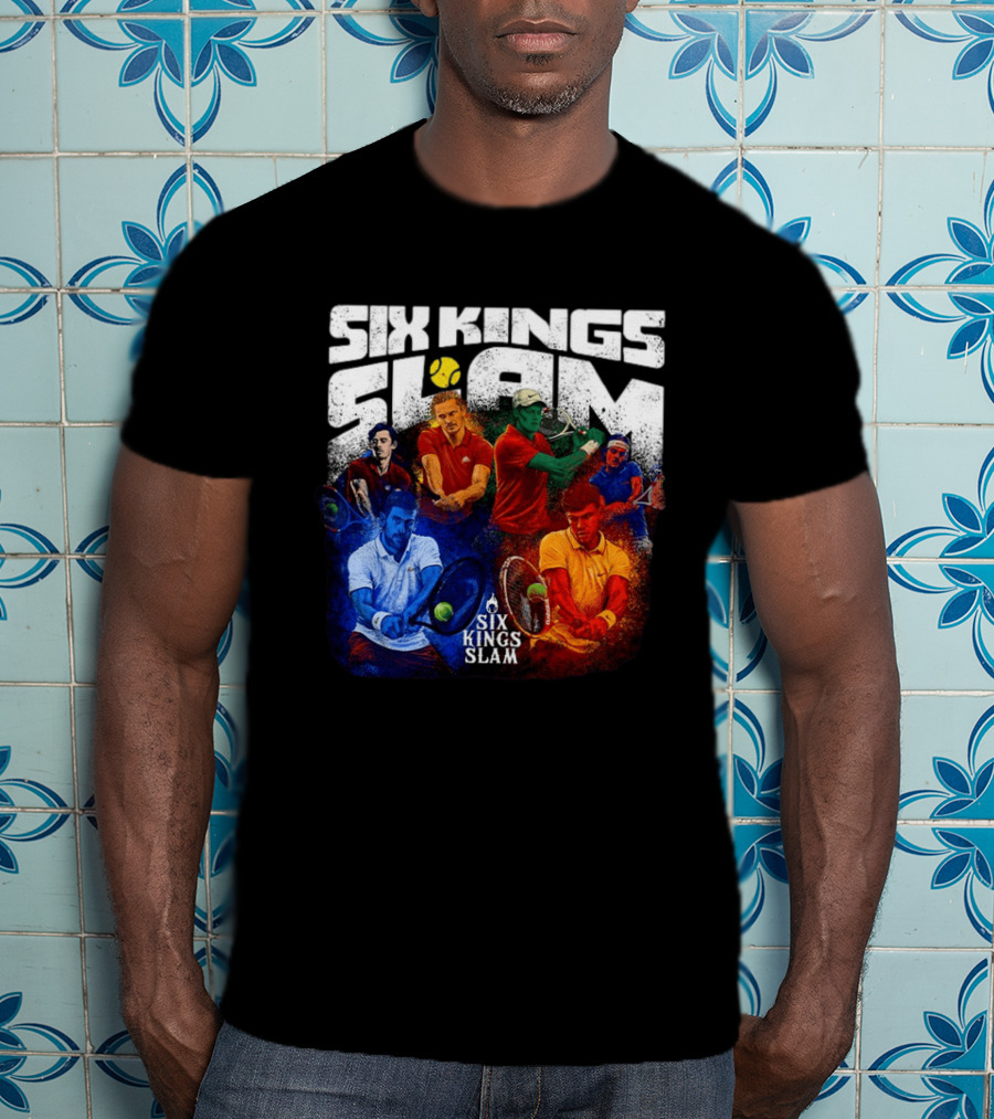 Six Kings Slam Tennis 2026 Iconic Players Edition T-Shirt