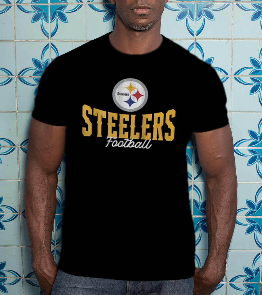 Pittsburgh Steelers Football 1933 AFC North Symbol Steelers Football T-Shirt